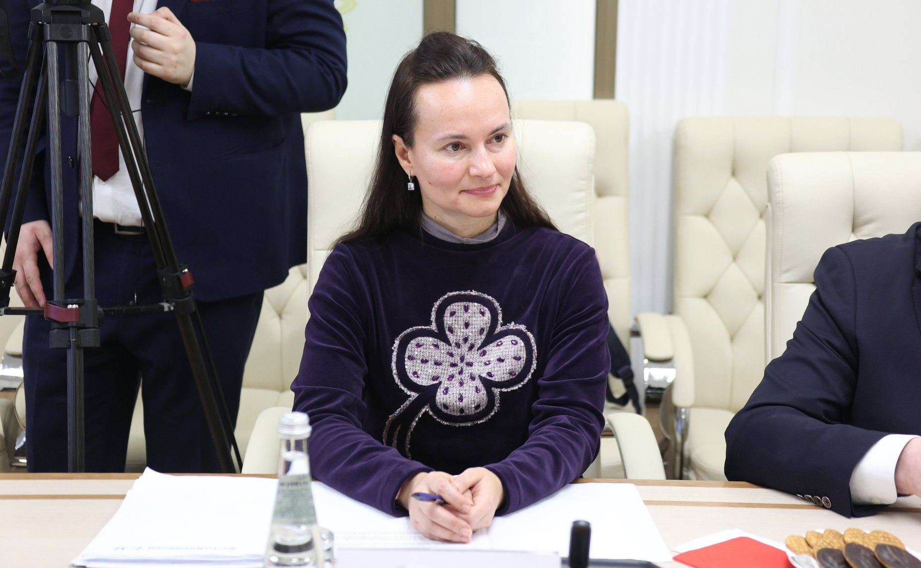 Встреча первого заместителя председателя Комитета СФ по международным делам Андрея Денисова с заместителем Председателя Комитета по обороне Конгресса Республики Филиппины Дрикси Мэй Суарес Кардемой