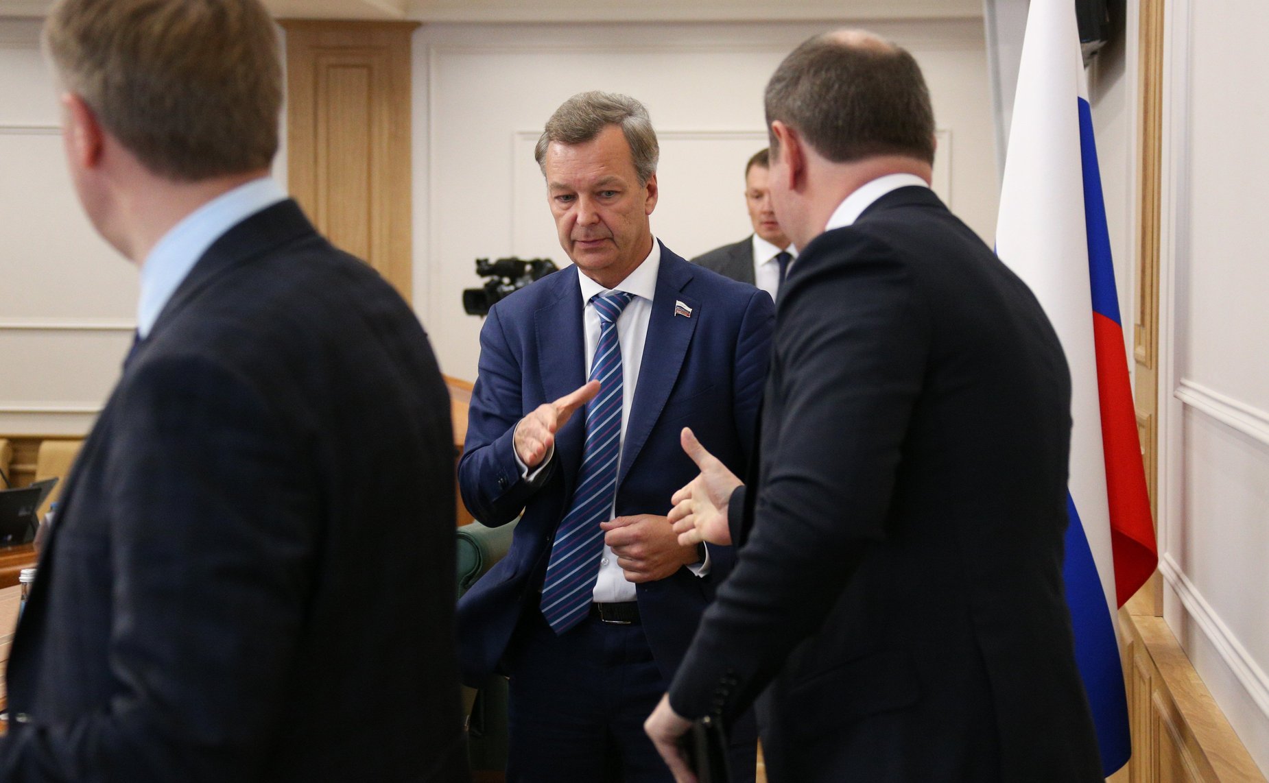 Встреча сенаторов Российской Федерации с руководителем Федерального агентства по рыболовству Ильёй Шестаковым в формате «Открытого диалога»