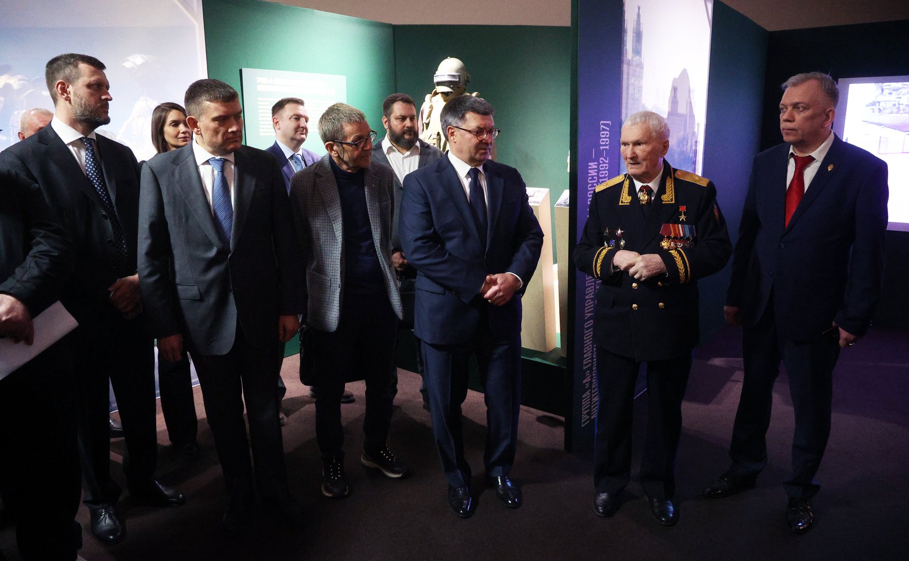 Николай Журавлёв принял участие в церемонии открытия выставки «Группа «Альфа». Первые полвека» в Музее современной истории России