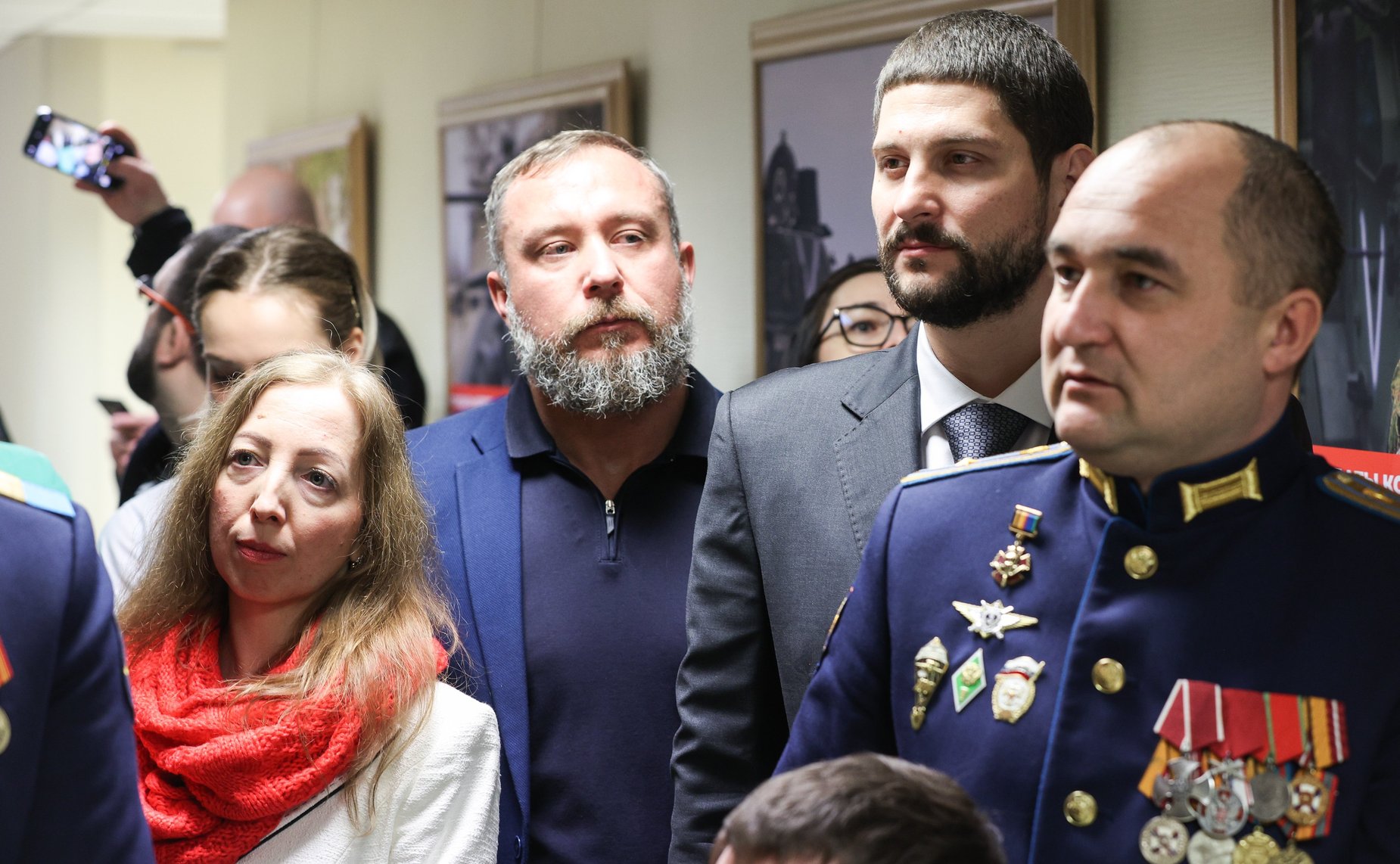 Открытие в Совете Федерации фотовыставки «Гостомельский Десант»