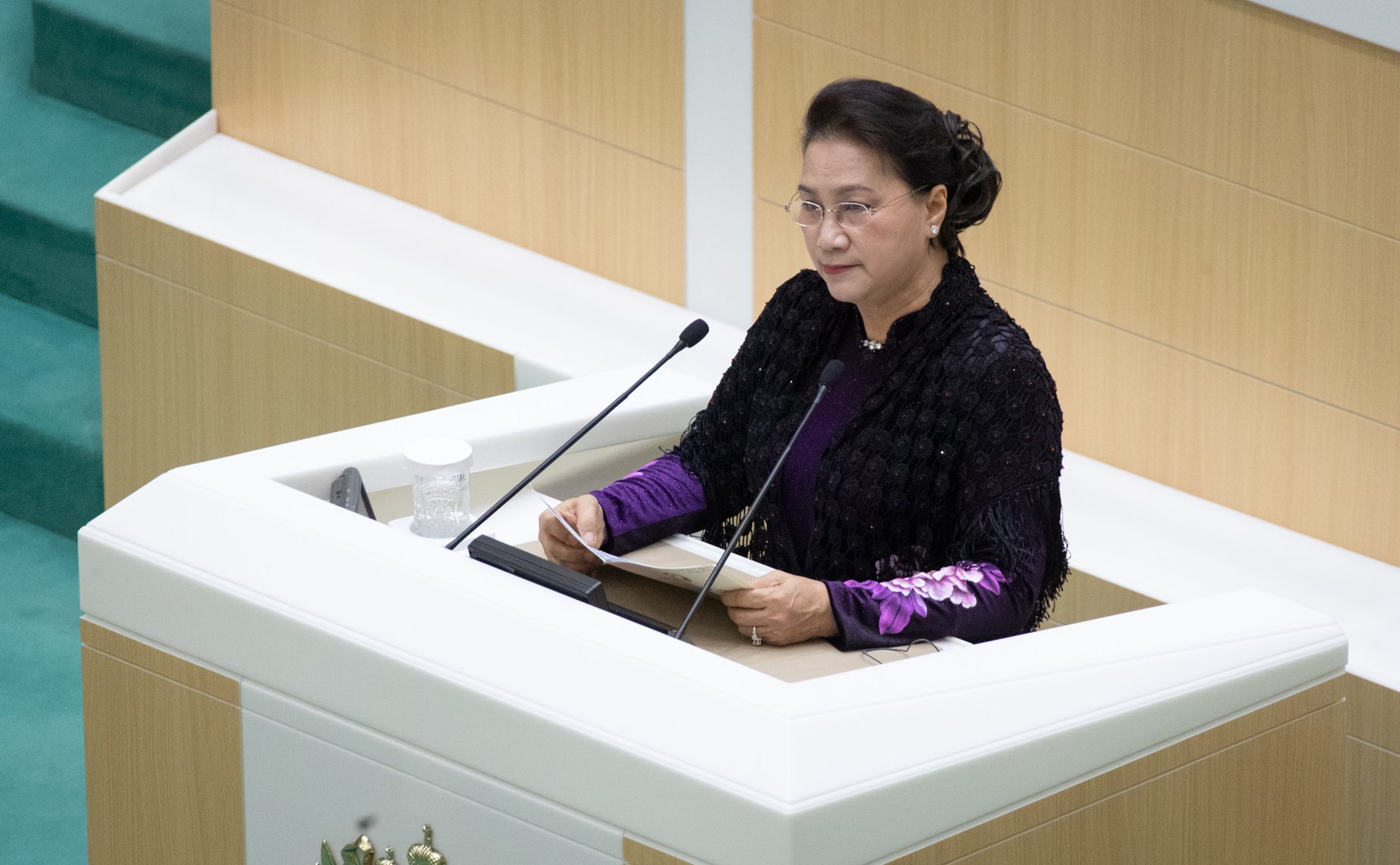 Председатель Национального собрания Социалистической Республики Вьетнам Нгуен Тхи Ким Нган