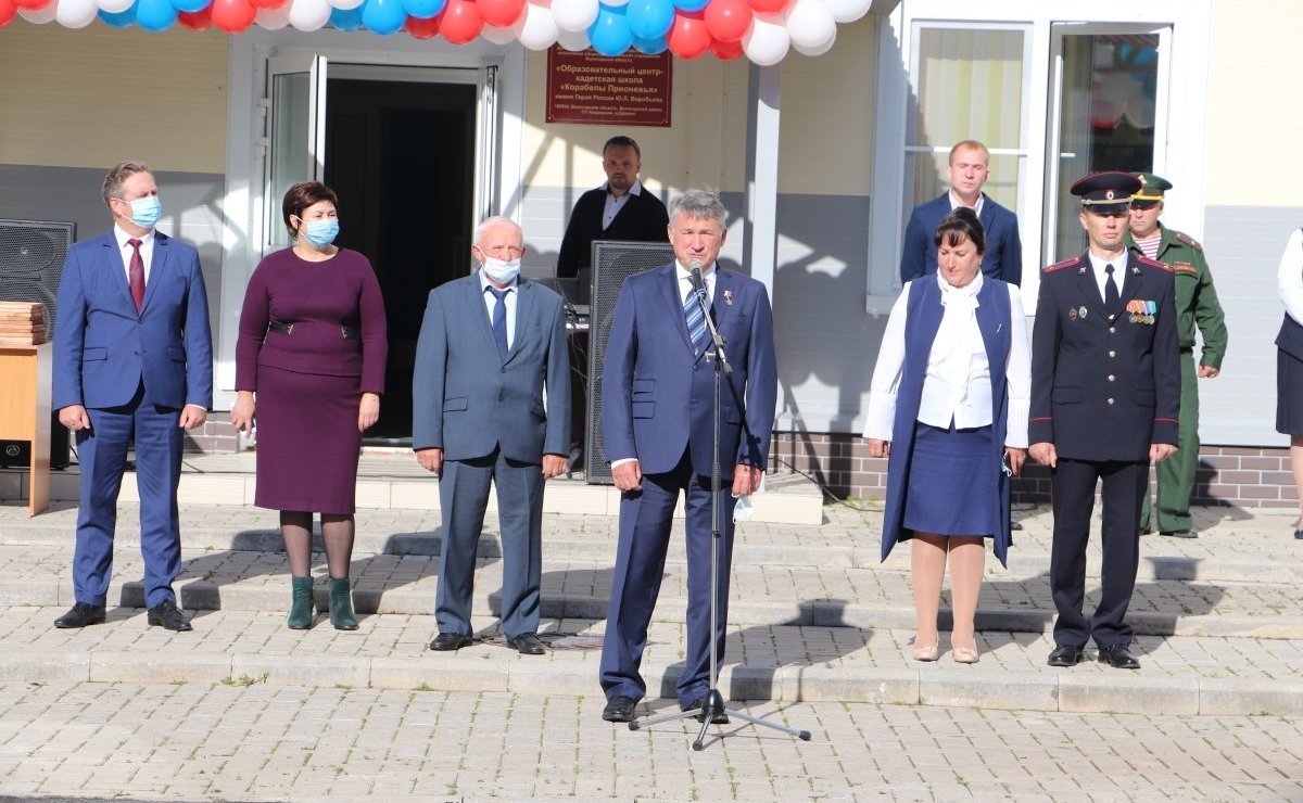 Ю. Воробьев провел для кадетов школы «Корабелы Прионежья» урок патриотического воспитания