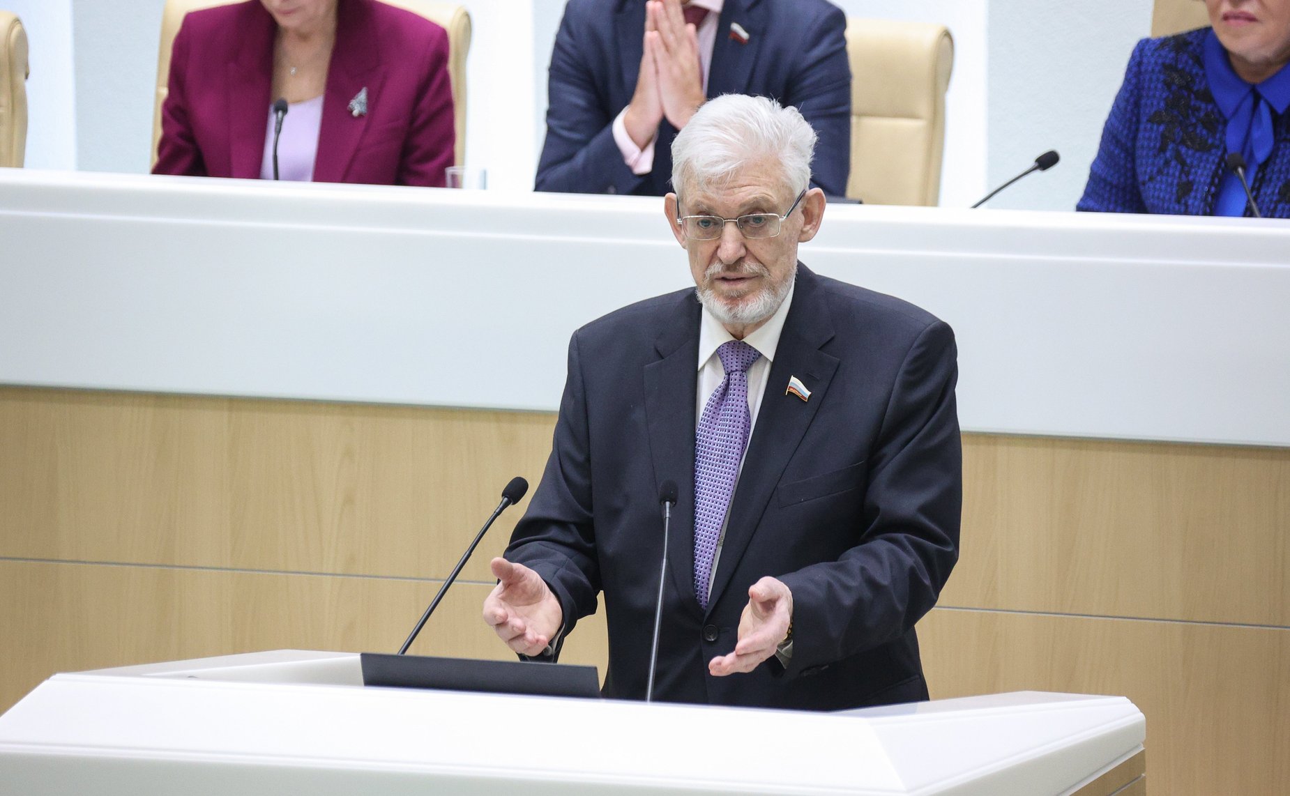 Руководитель верхней палаты первого созыва Владимир Шумейко