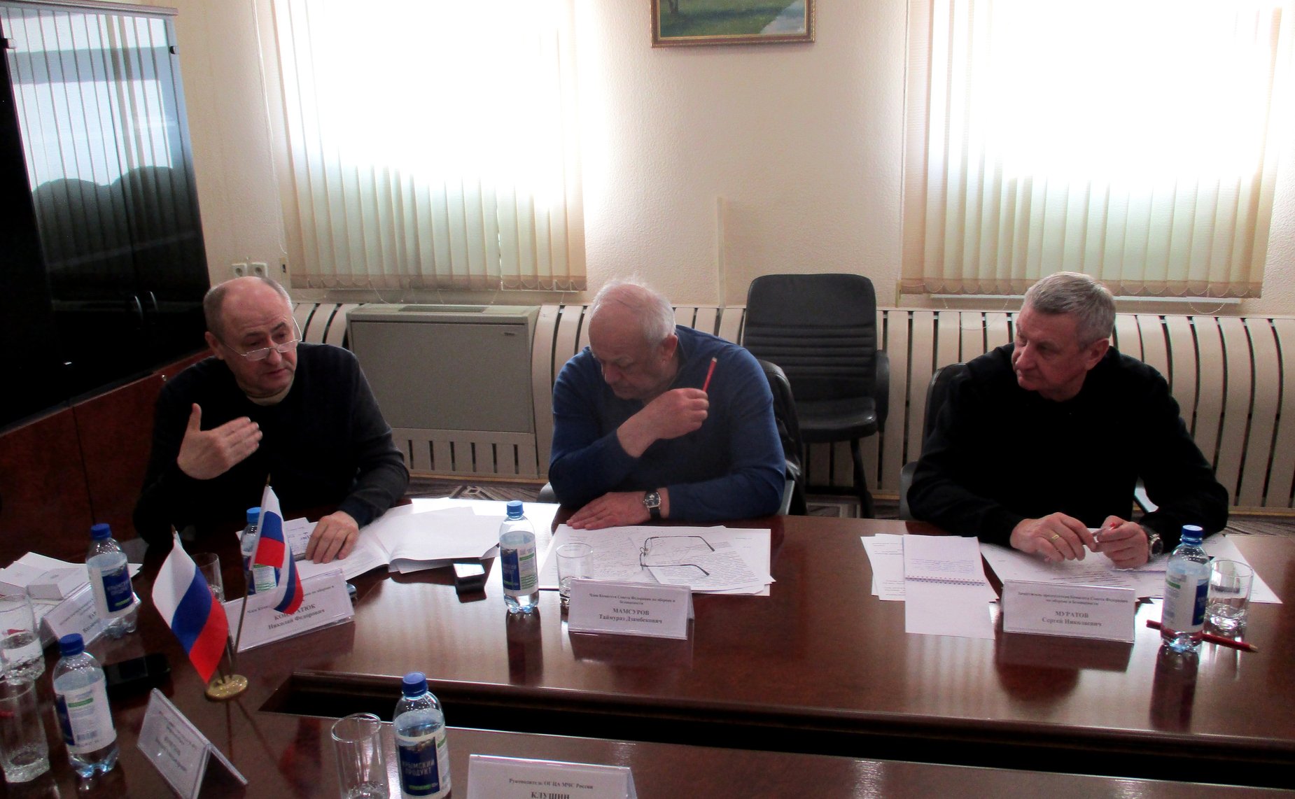 Выездное заседание рабочей группы Комитета СФ по обороне и безопасности с участием представителей главного управления по чрезвычайным ситуациям Запорожской области