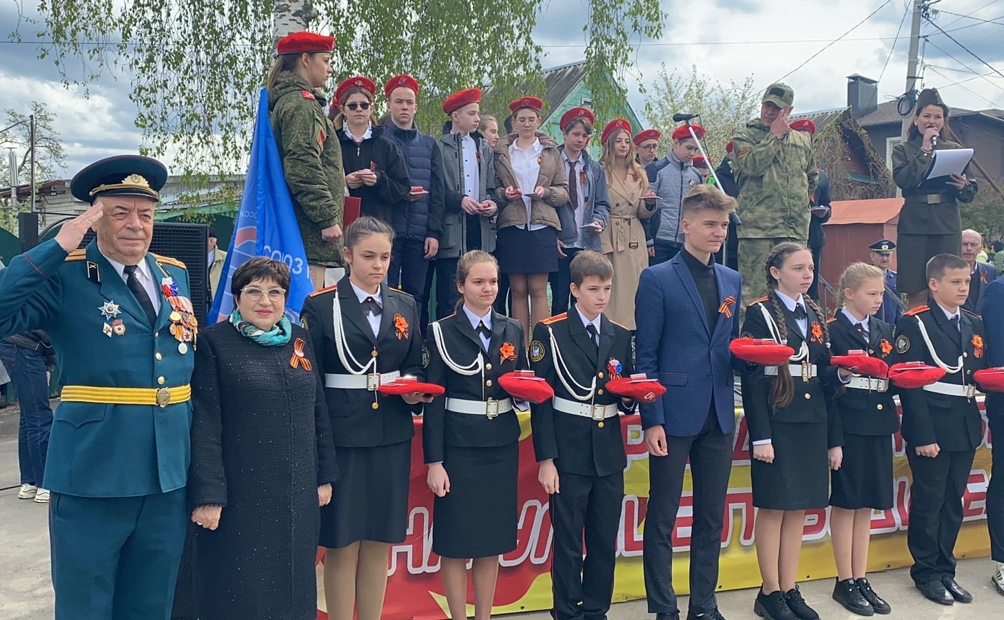 Ольга Хохлова во Владимире приняла участие в мероприятиях, посвященных Дню Победы