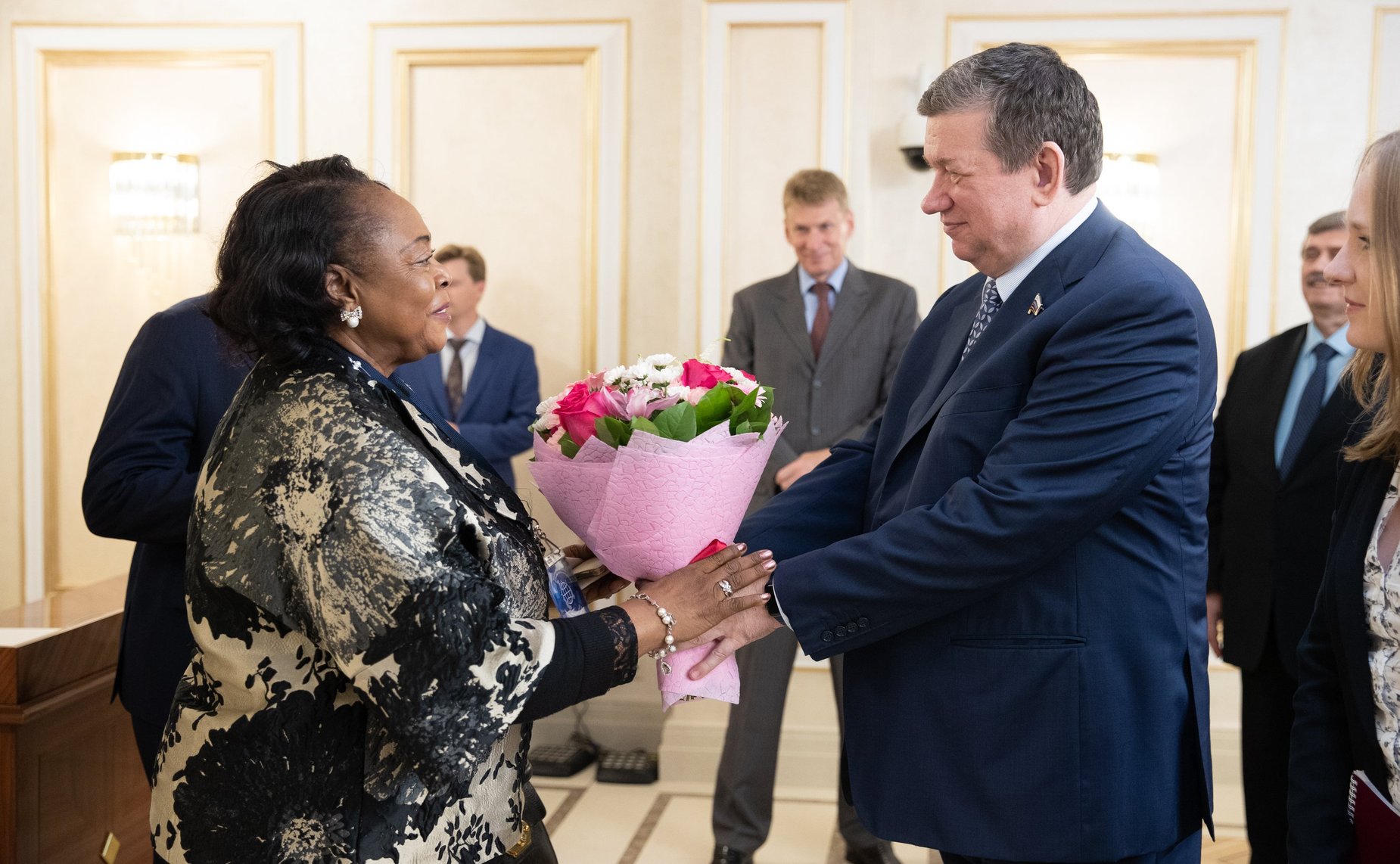 Встреча с Председателем Сената Парламента Республики Экваториальная Гвинея Тересой Эфуа Асангоно