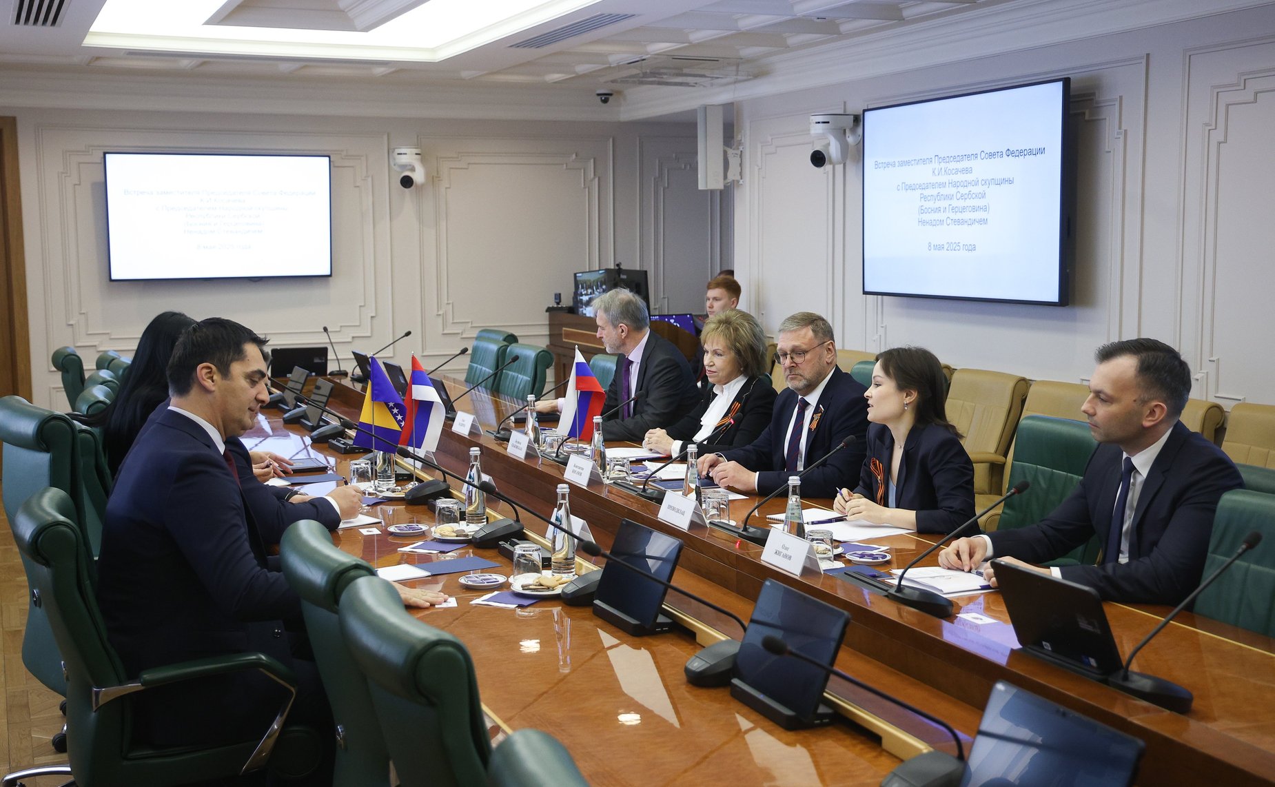 Константин Косачев встретился с Председателем Народной скупщины Республики Сербской (Босния и Герцеговина) Ненадом Стевандичем