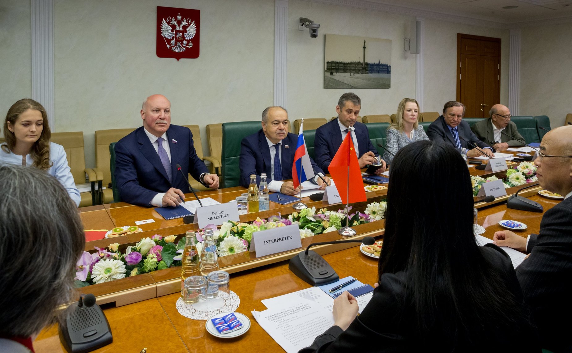 Встреча с вице-президентом Китайского народного общества борьбы за мир и разоружение