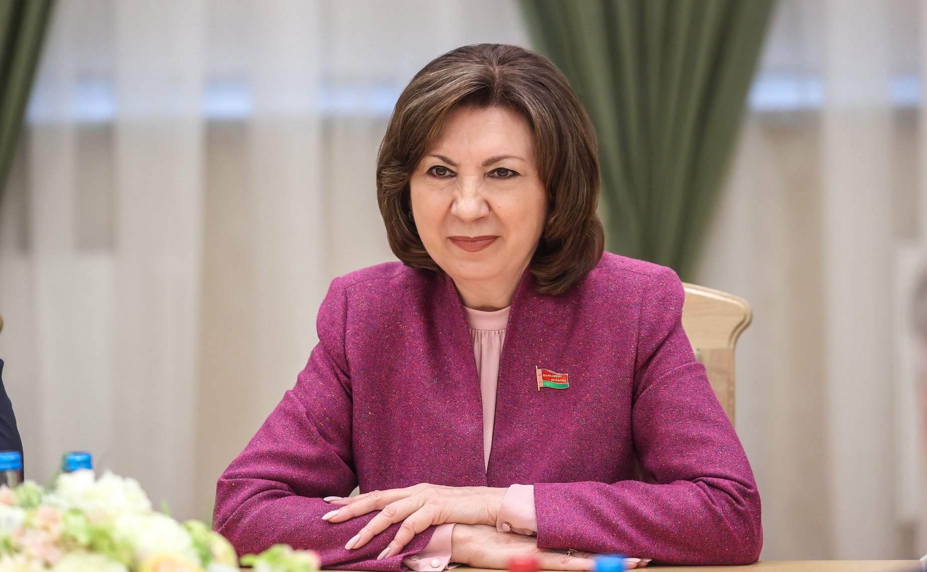 Встреча заместителя Председателя Совета Федерации Инны Святенко с Председателем Совета Республики Национального собрания Беларуси Натальей Кочановой