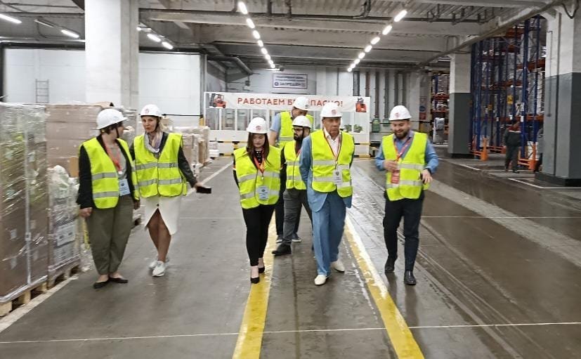 Сергей Митин посетил распределительный центр Тула сети «Магнит»