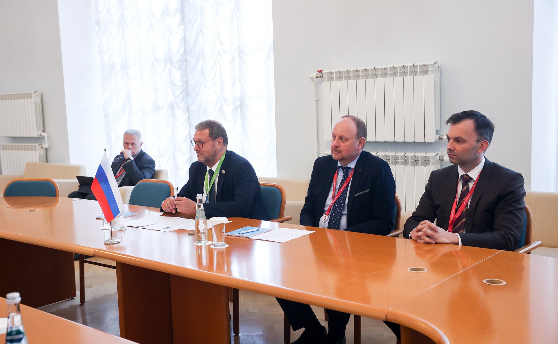 Встреча Константина Косачева с заместителем Председателя Консультативного Совета Государства Катар Хамдой Бинт Хассан Аль-Сулейти