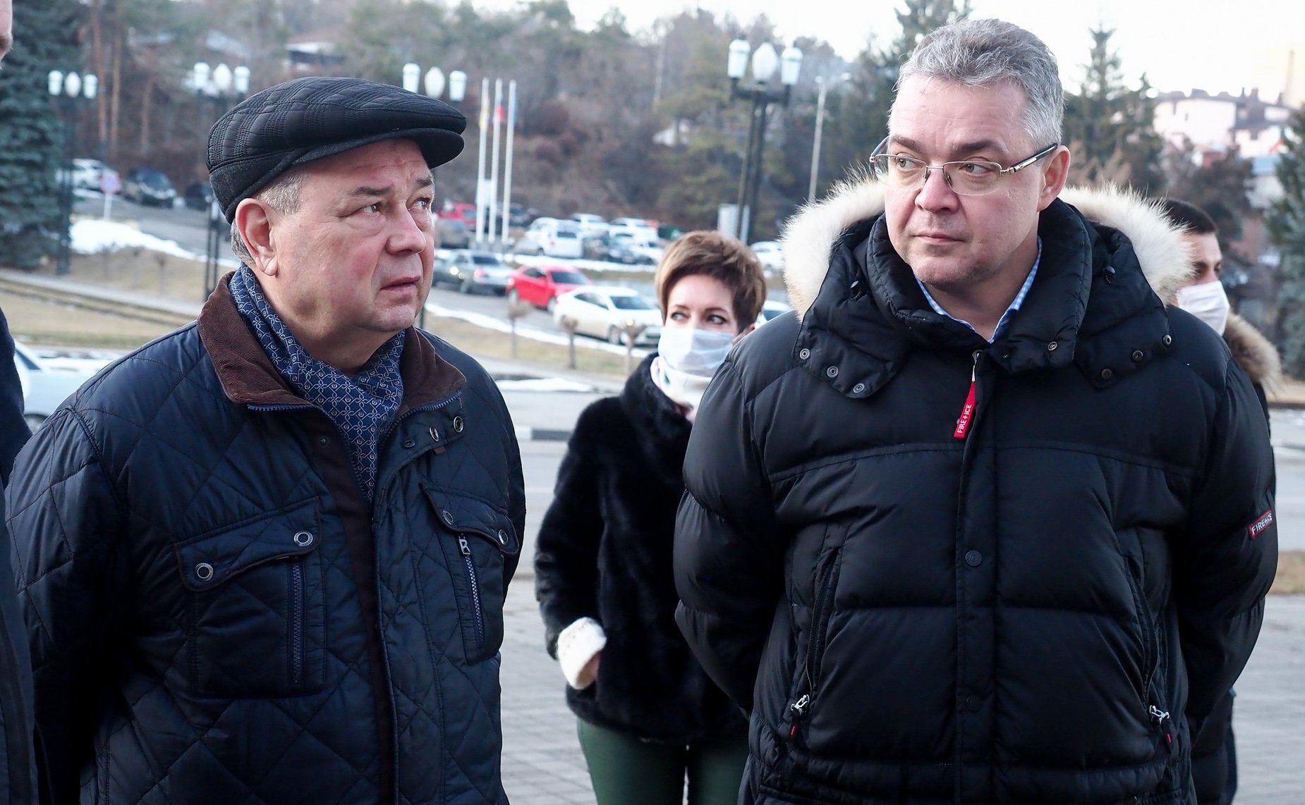 Анатолий Артамонов в рамках рабочей поездки посетил объекты социальной сферы Кисловодска и оценил ход работ по благоустройству города-курорта