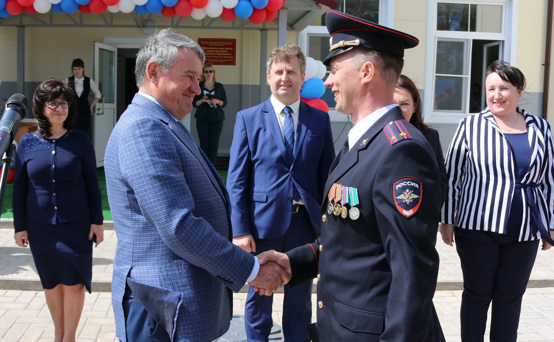 Ю. Воробьев поздравил кадетов школы «Корабелы Прионежья» с окончанием учебного года