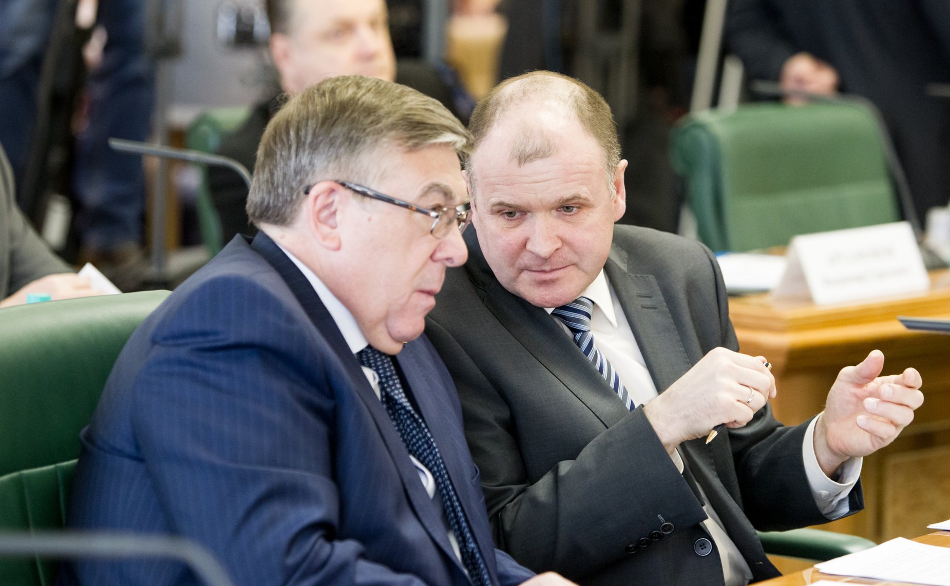 Заседание Оргкомитета VII Невского экологического конгресса Рязанский и Чернышев