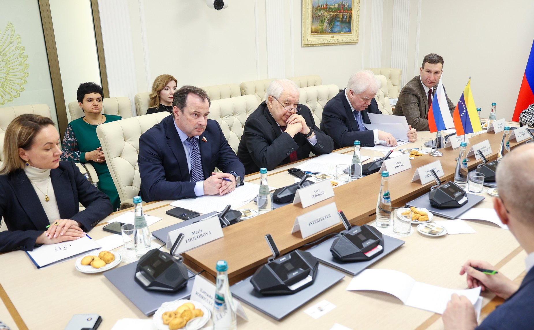 Сенаторы обсудили межпарламентское сотрудничество с депутатами Национальной Ассамблеи Венесуэлы