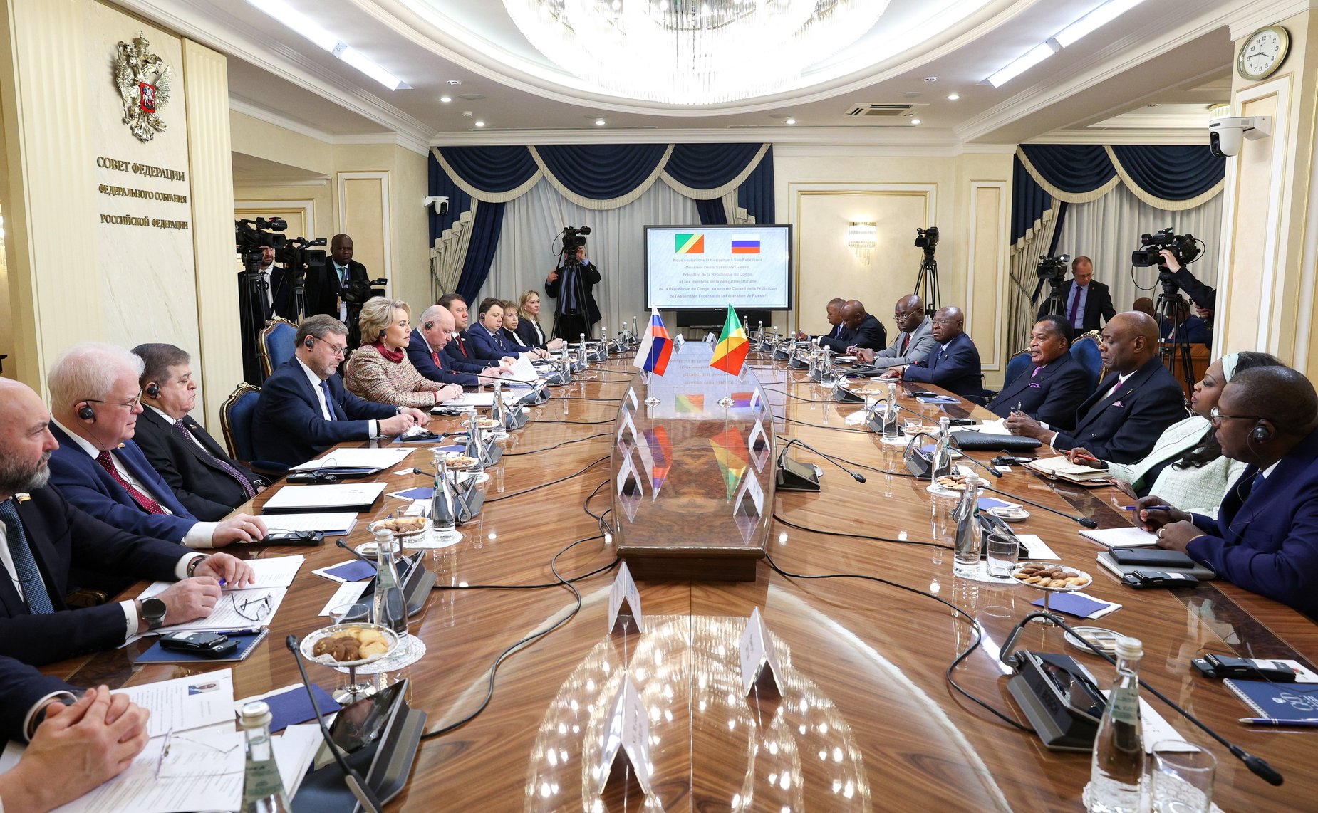 Встреча Председателя Совета Федерации Валентины Матвиенко с Президентом Республики Конго Дени Сассу-Нгессо