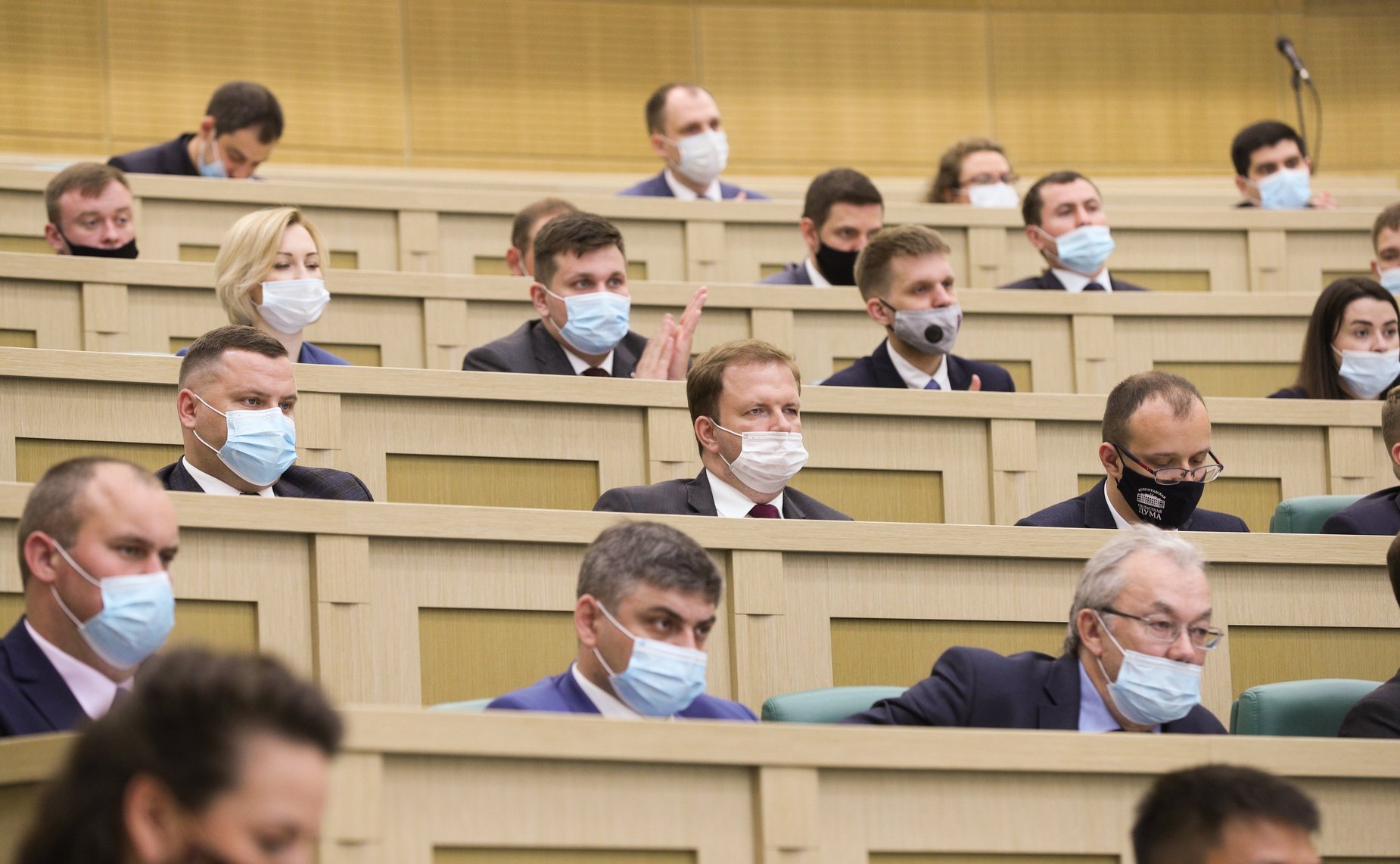 Заседание Палаты молодых законодателей при Совете Федерации