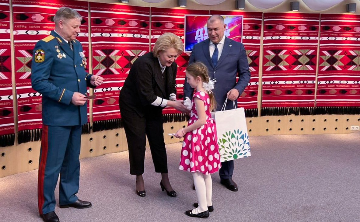 Лилия Гумерова вручила детям-героям из Башкирии медали Совета Федерации «За проявленное мужество»