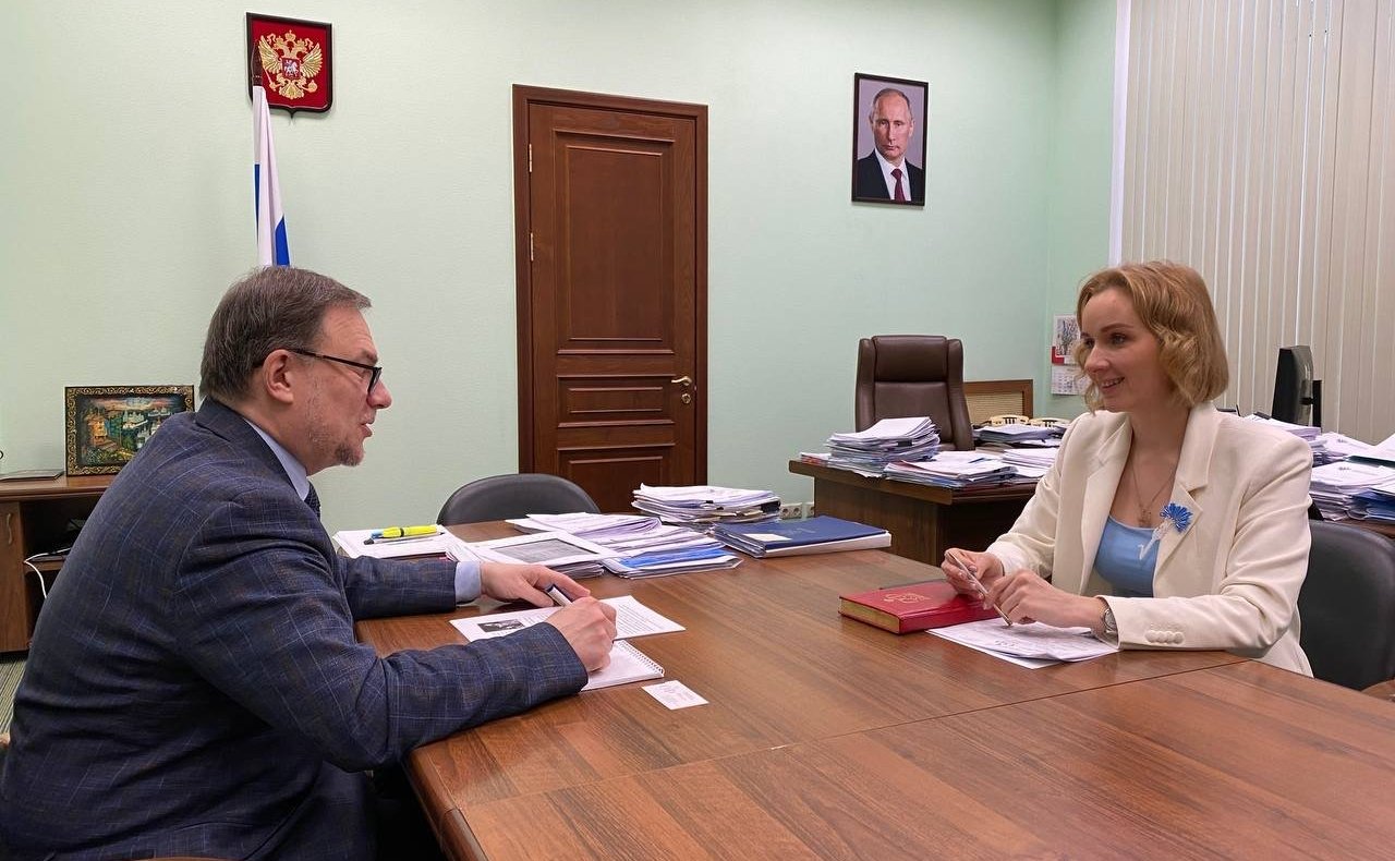 Мария Львова-Белова провела рабочую встречу с заместителем Министра науки и высшего образования РФ Дмитрием Афанасьевым