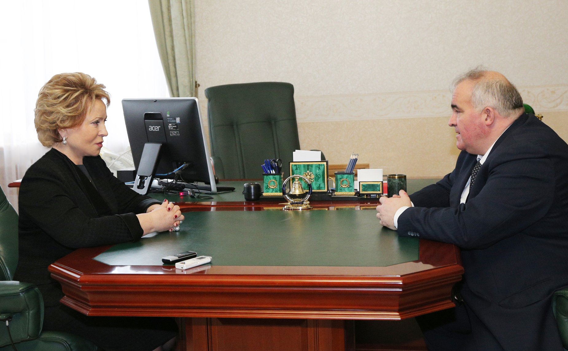 Встреча Председателя Совета Федерации с Губернатором Костромской области