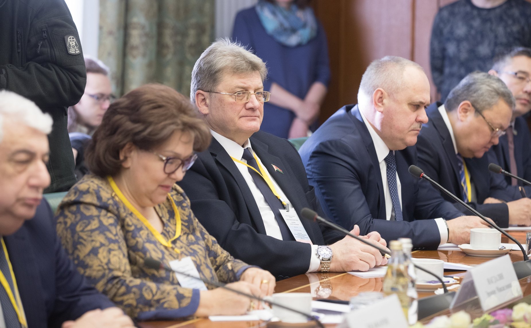 Встреча К. Косачева с наблюдателями от МПА СНГ