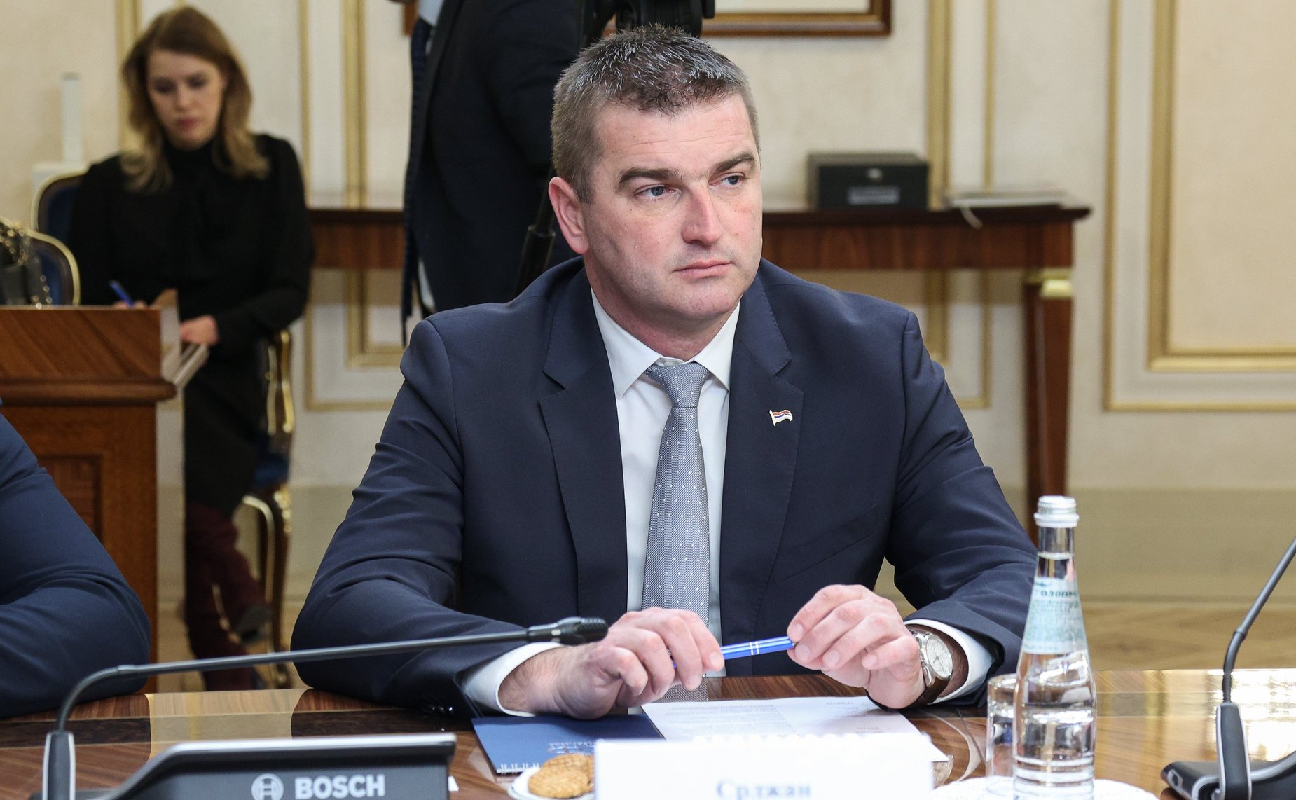 Валентина Матвиенко провела встречу с Председателем Народной скупщины Республики Сербской Ненадом Стевандичем