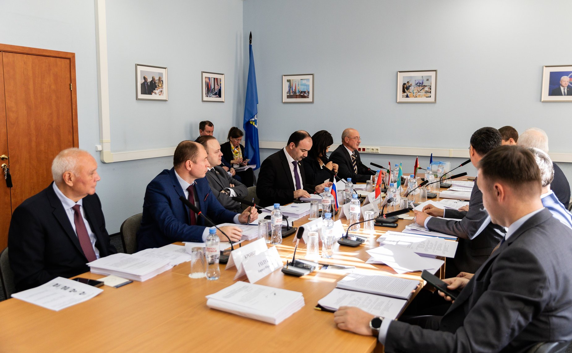 Участие сенаторов Российской Федерации в заседании Постоянной комиссии ПА ОДКБ по политическим вопросам и международному сотрудничеству