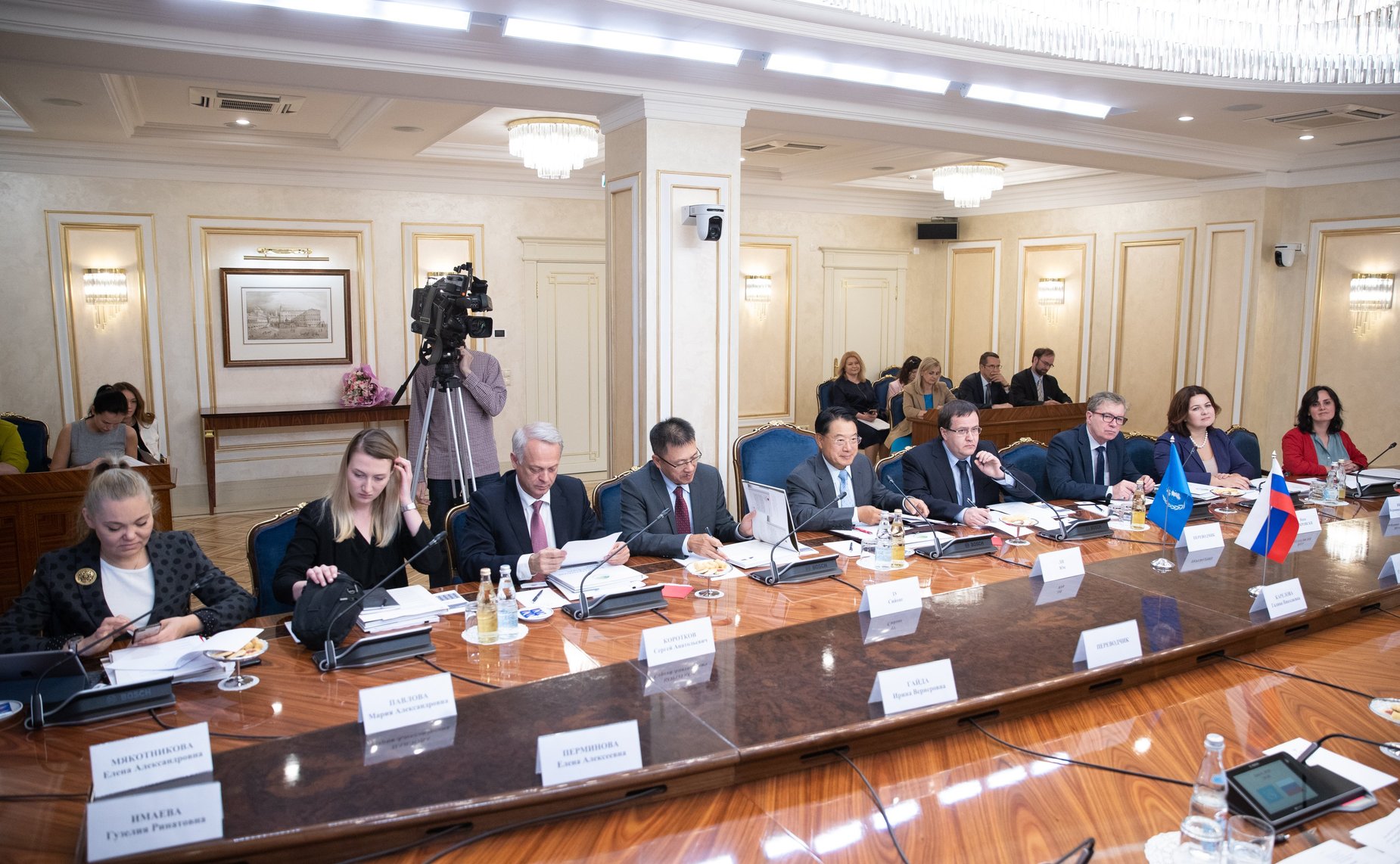 Встреча членов Совета Евразийского женского форума с делегацией Организации Объединенных Наций