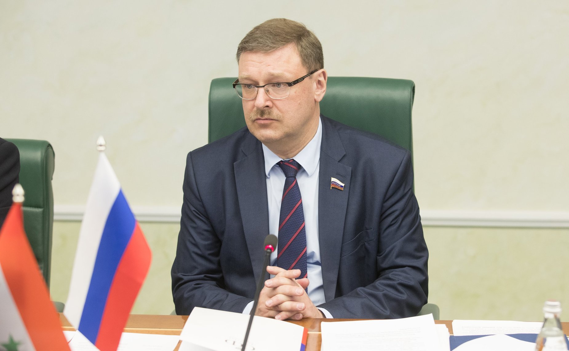 Встреча К. Косачева с наблюдателями от парламента Сирии