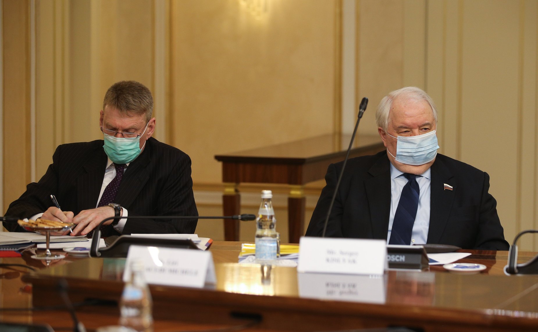 Встреча Председателя Совета Федерации Валентины Матвиенко с Председателем Парламентской ассамблеи Совета Европы Хендриком Дамсом