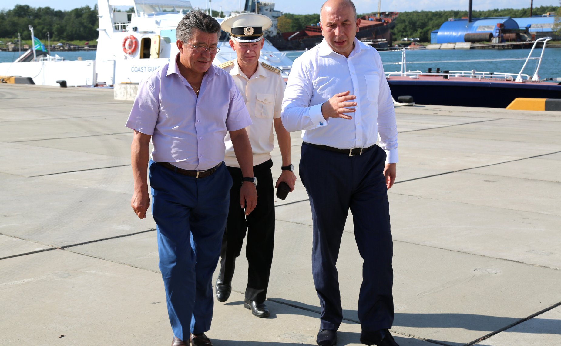 В ходе визита в Республику Абхазия делегация Совета Федерации посетила Пограничное управление ФСБ России