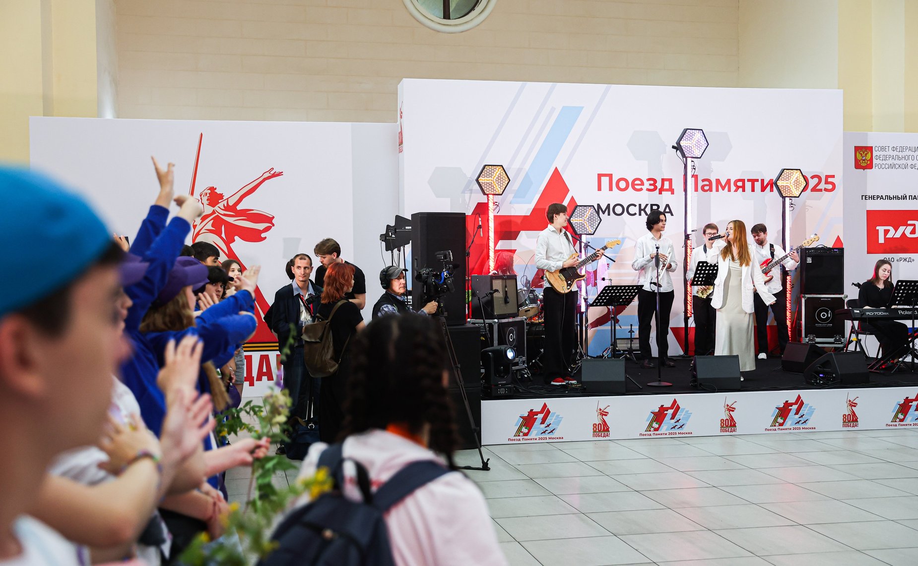 Участники «Поезда Памяти» прибыли в город-герой Москву (фото «Новости Беларуси»)