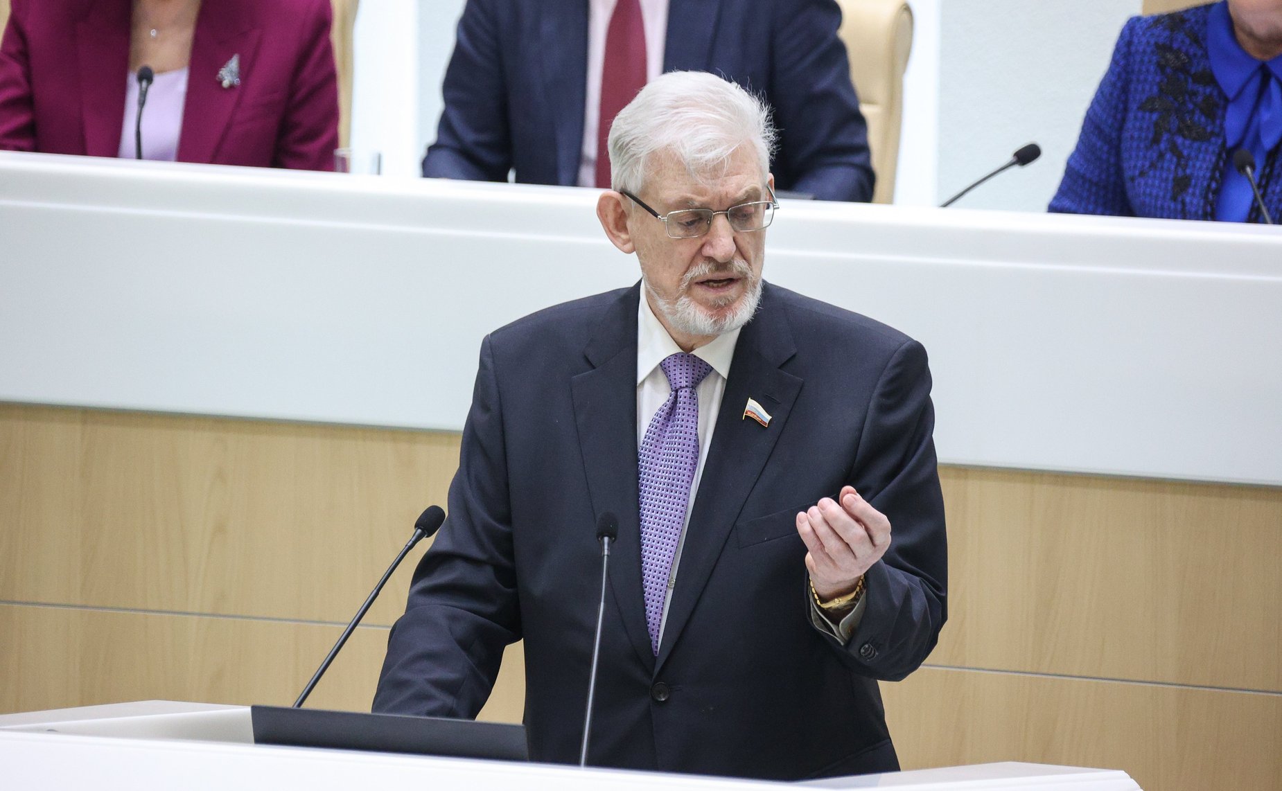 Руководитель верхней палаты первого созыва Владимир Шумейко