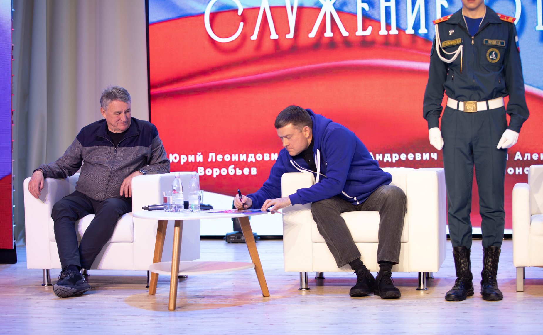 Заместители Председателя СФ Юрий Воробьев и Николай Журавлев приняли участие в мероприятиях Образовательного центра -кадетской школы «Корабелы Прионежья»