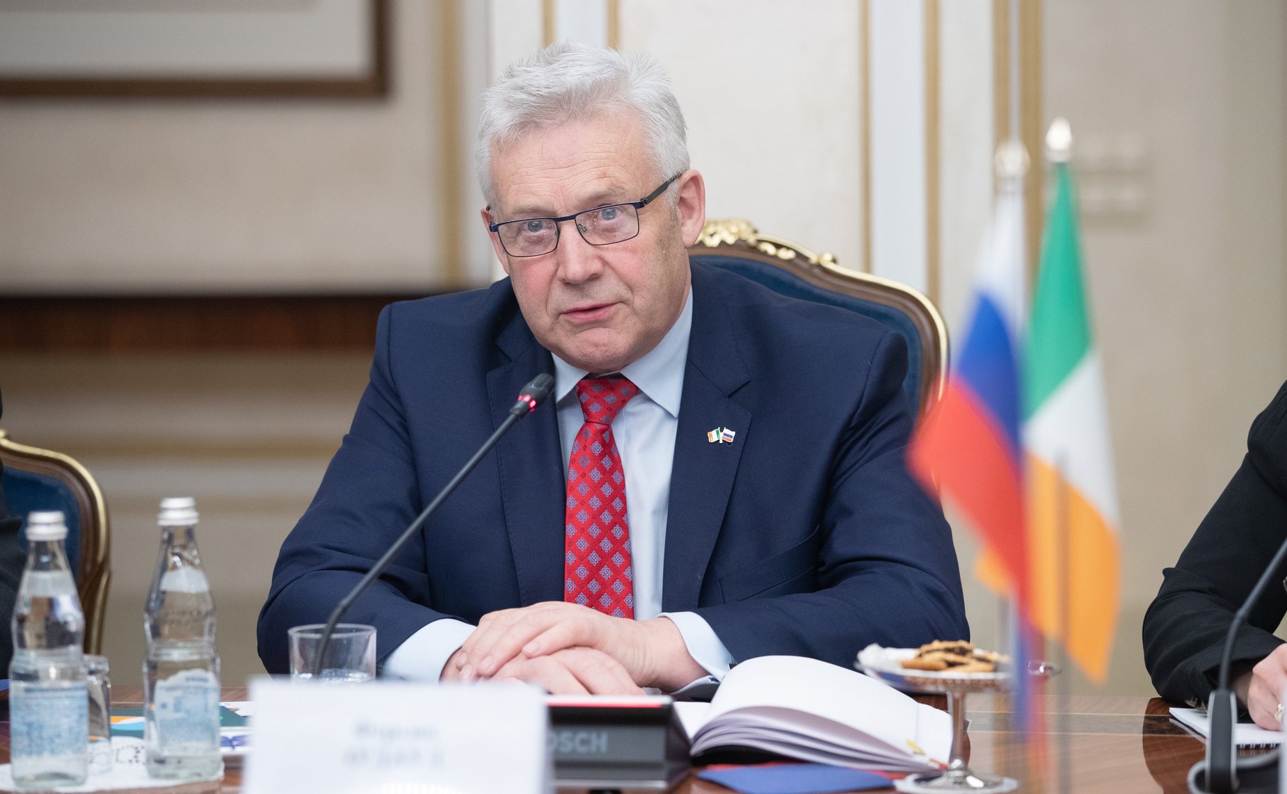 Встреча Сергея Кисляка с председателем Объед.комитета Парламента Ирландии по транспорту, туризму и спорту Фергюсом О’Даудом