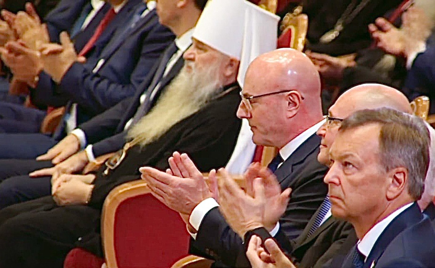 Первый заместитель Председателя Совета Федерации Андрей Яцкин принял участие в пленарном заседании XXVII Всемирного Русского Народного Собора на тему «К 80-летию Победы. Защитники Отечества: военный и духовный подвиг»