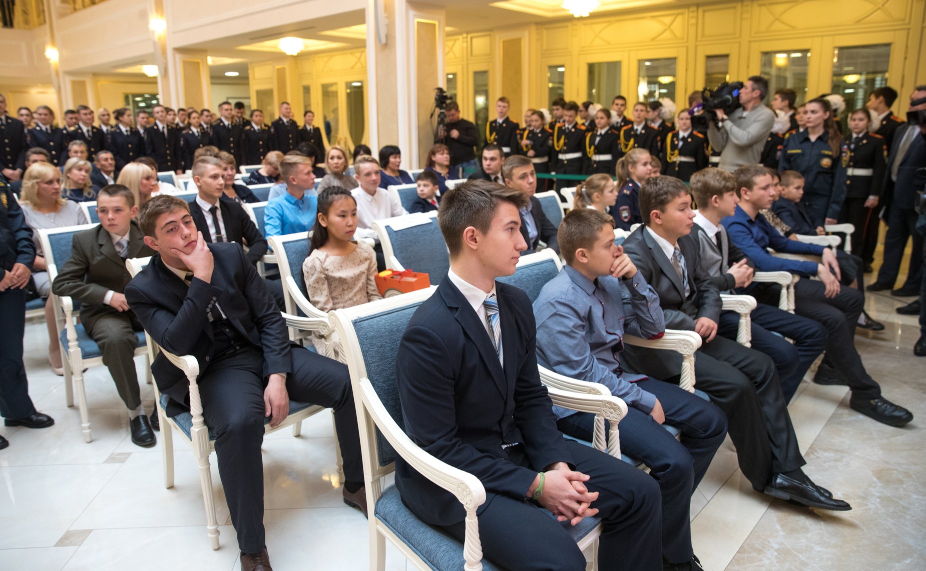 Торжественная церемония награждения и чествования детей и подростков, проявивших личное мужество в экстремальных ситуациях