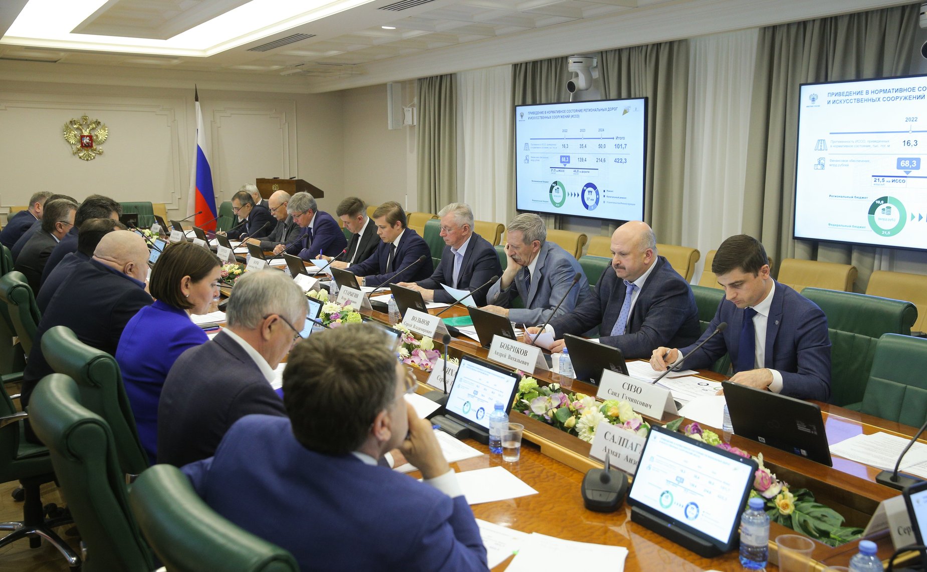 Совещание Комитета СФ по экономической политике совместно с Комитетом СФ по федеративному устройству, региональной политике, местному самоуправлению и делам Севера