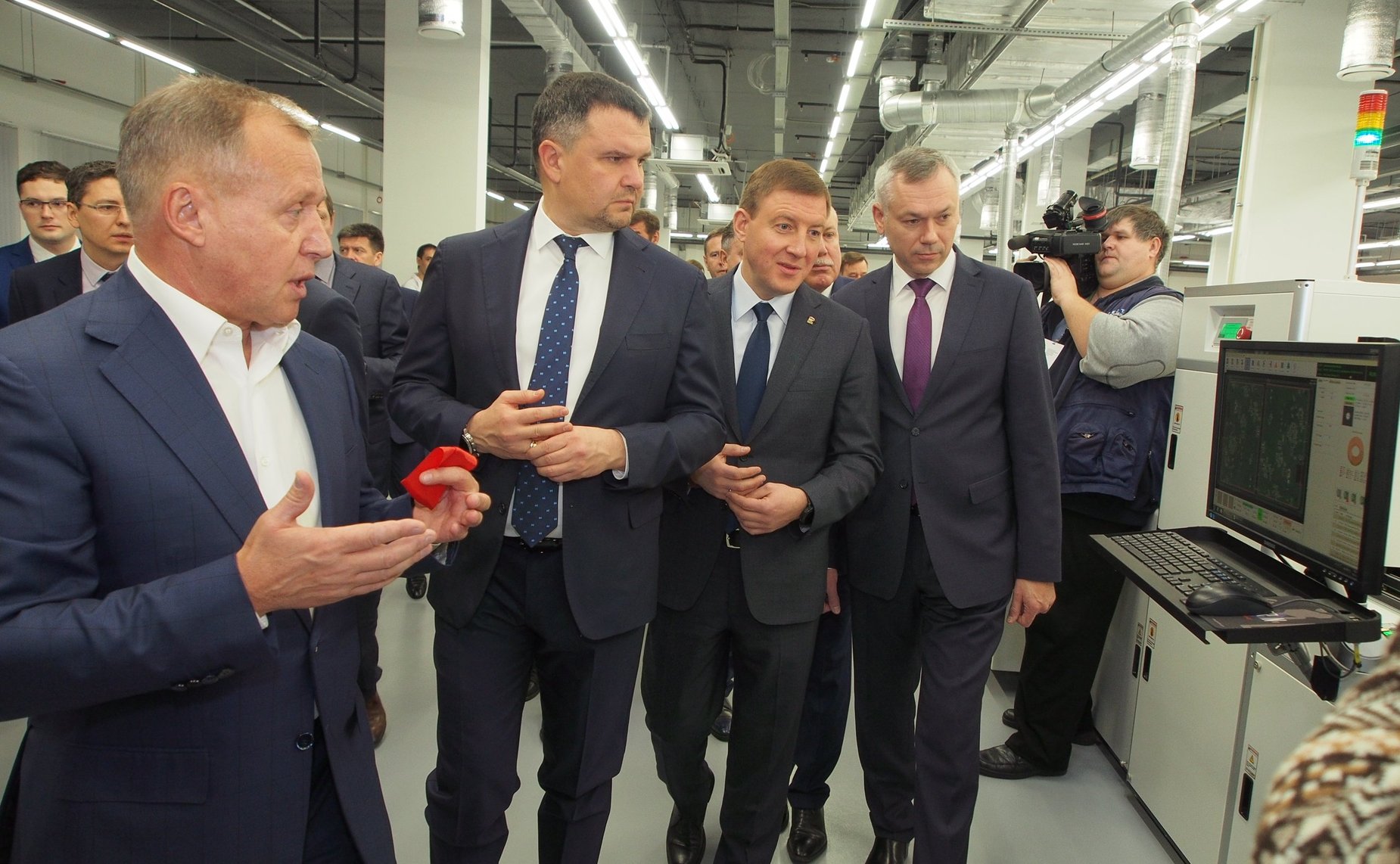 Открытие 2-й очереди предприятия «Элтекс»