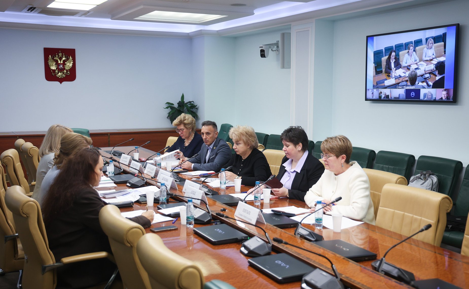 Совещание Комитета Совета Федерации по социальной политике «Профилактика социального сиротства: внедрение семьесберегающего подхода»