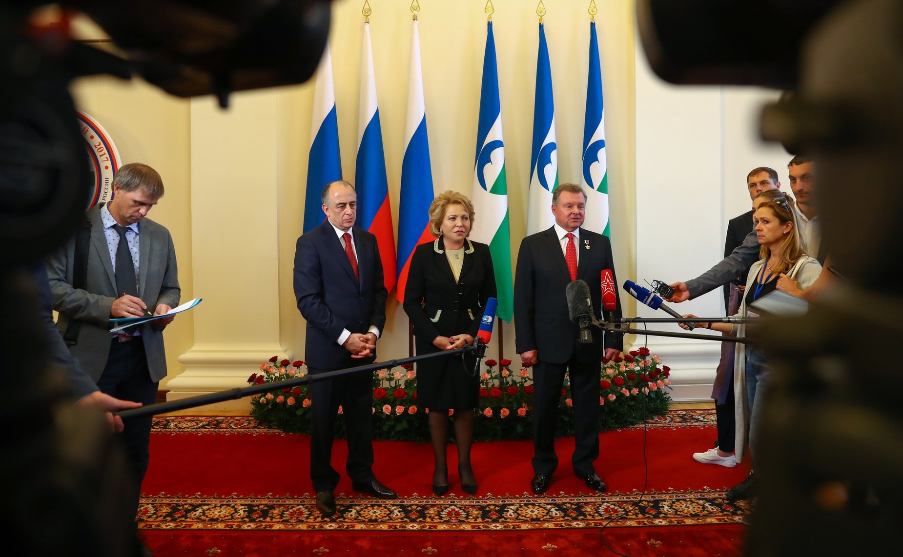 Брифинг В. Матвиенко по итогам рабочей поездки в Кабардино-Балкарскую Республику