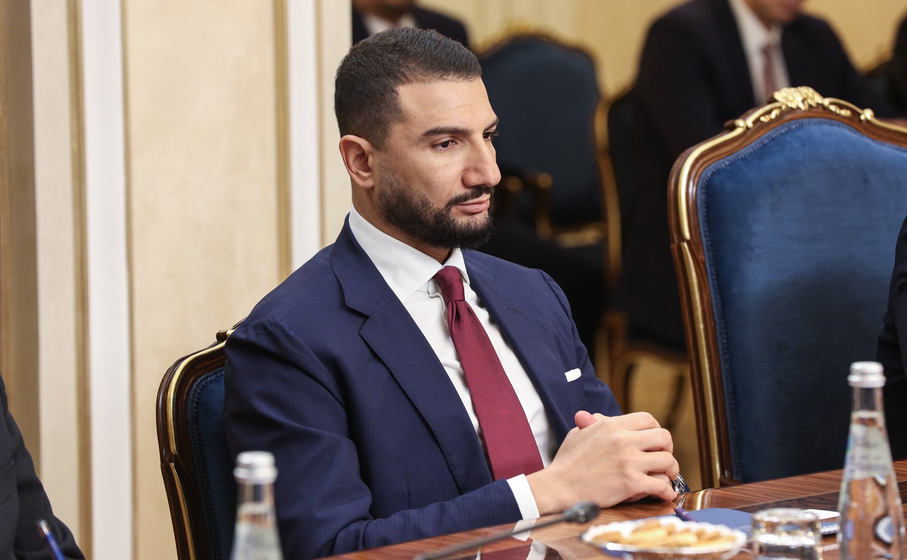 Встреча Председателя Совета Федерации Валентины Матвиенко с Председателем Высшего государственного совета Ливии Мухаммедом Такалой
