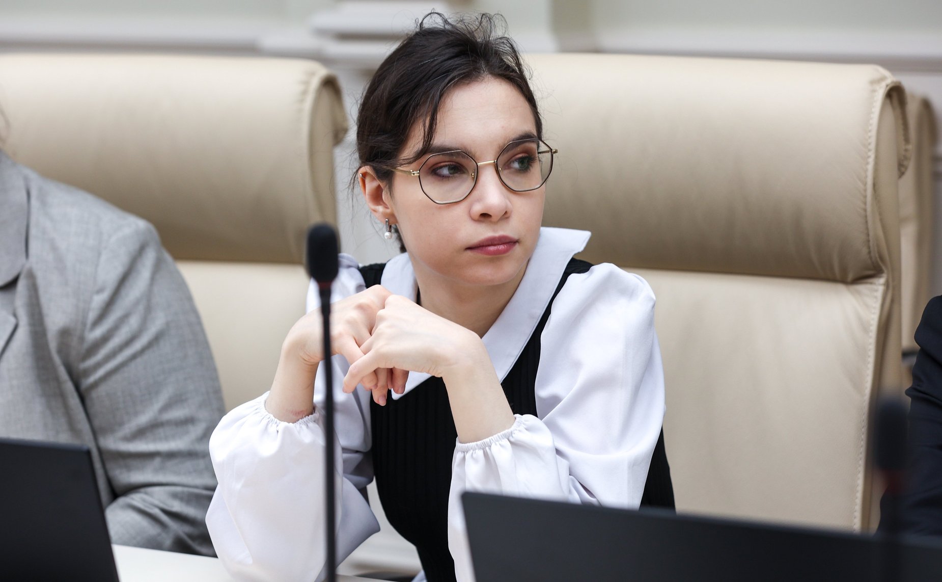 Встреча председателя Комитета Совета Федерации по международным делам Григория Карасина со студентами юридического факультета МГУ им. Ломоносова