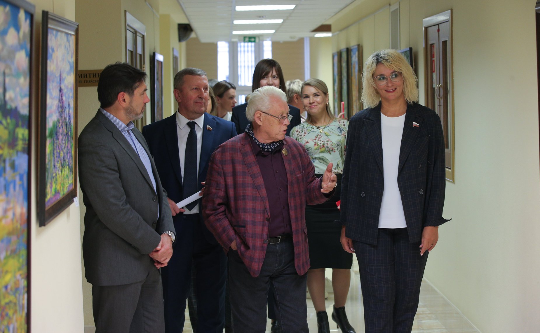 Открытие выставки народного художника РФ Валерия Теплова «Люблю Россию»