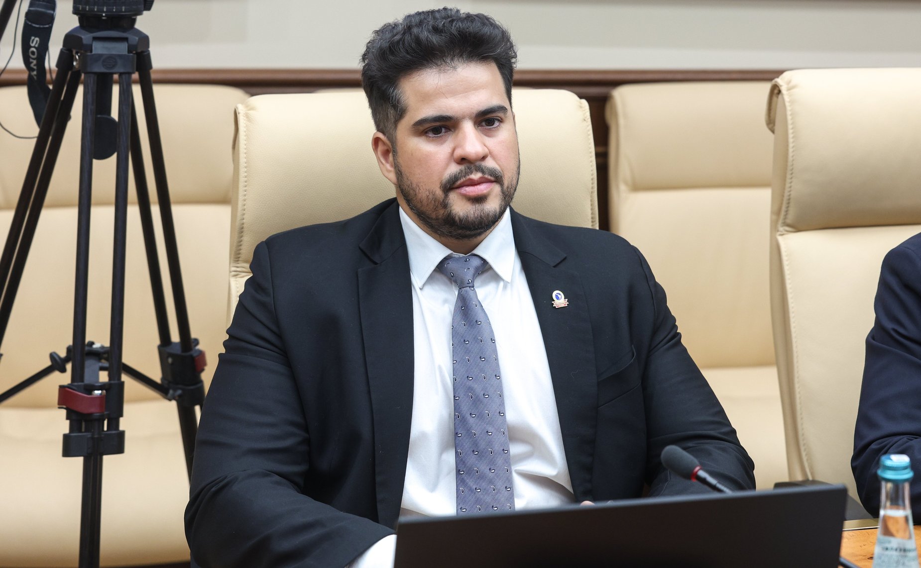 Встреча руководителя группы по сотрудничеству Совета Федерации с парламентами стран Латинской Америки Андрея Клишаса с латиноамериканскими парламентариями