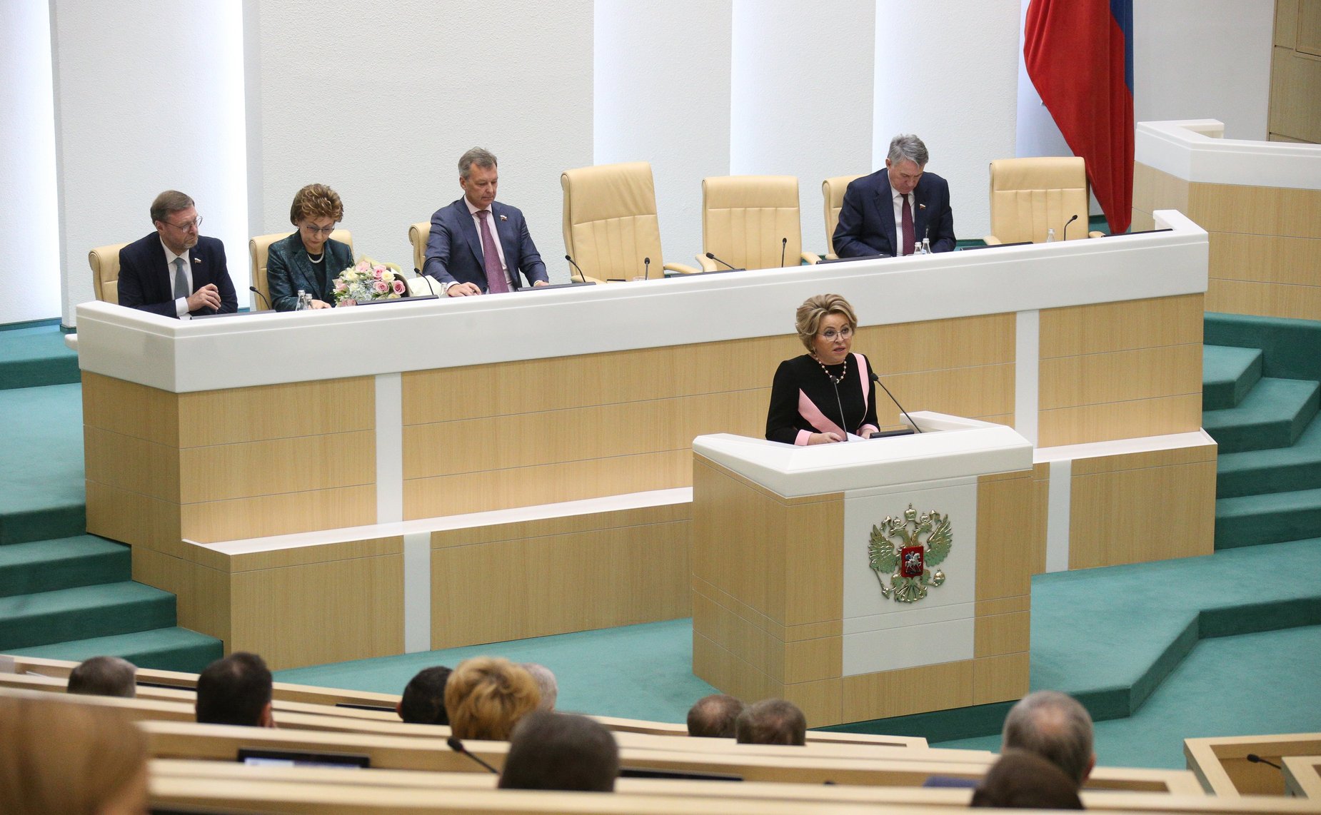 Выступление Председателя Совета Федерации Валентины Матвиенко на 515-м заседания Совета Федерации