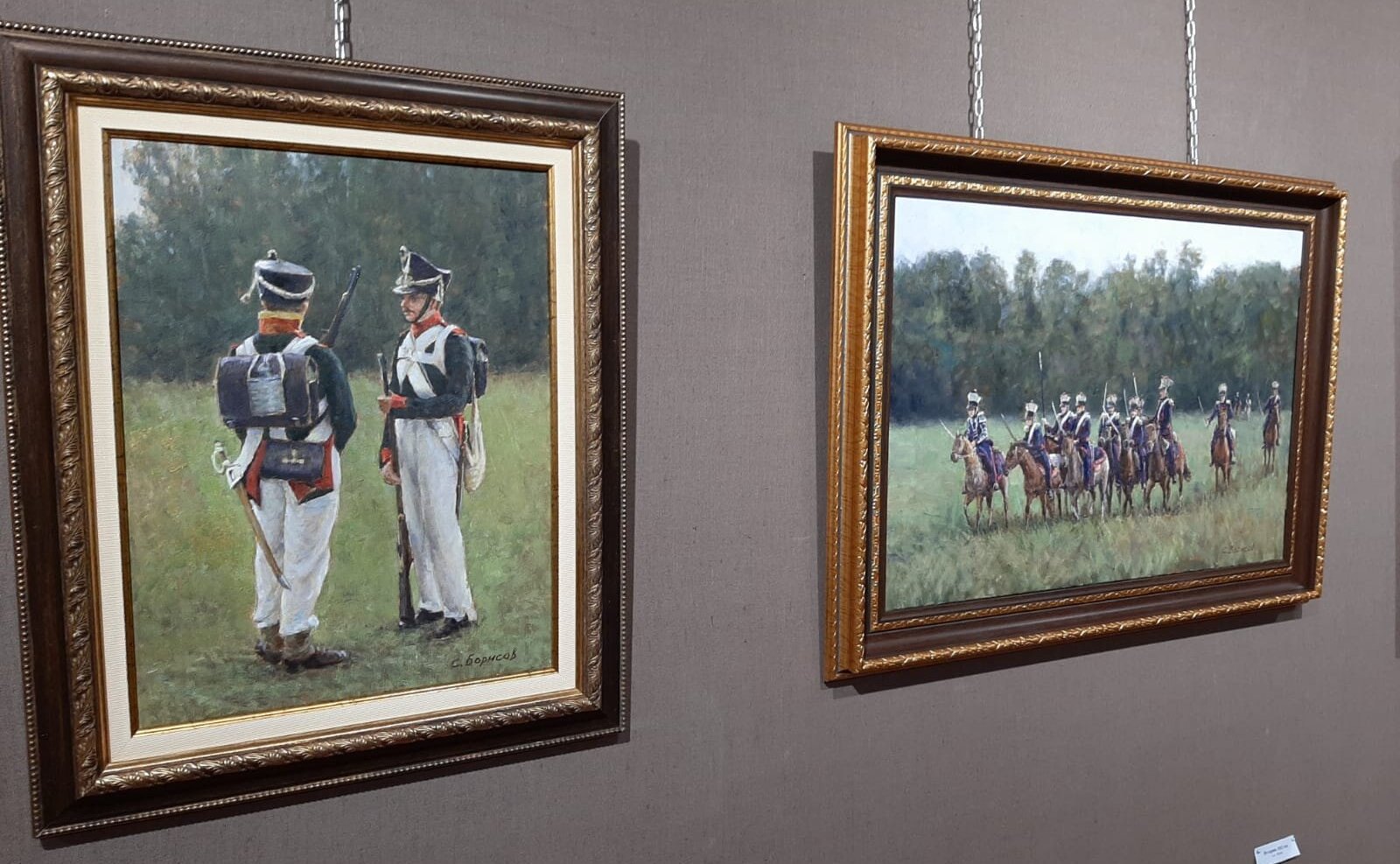 Сергей Березкин побывал на открытии выставки «Россия — Родина моя!» художника Сергея Борисова