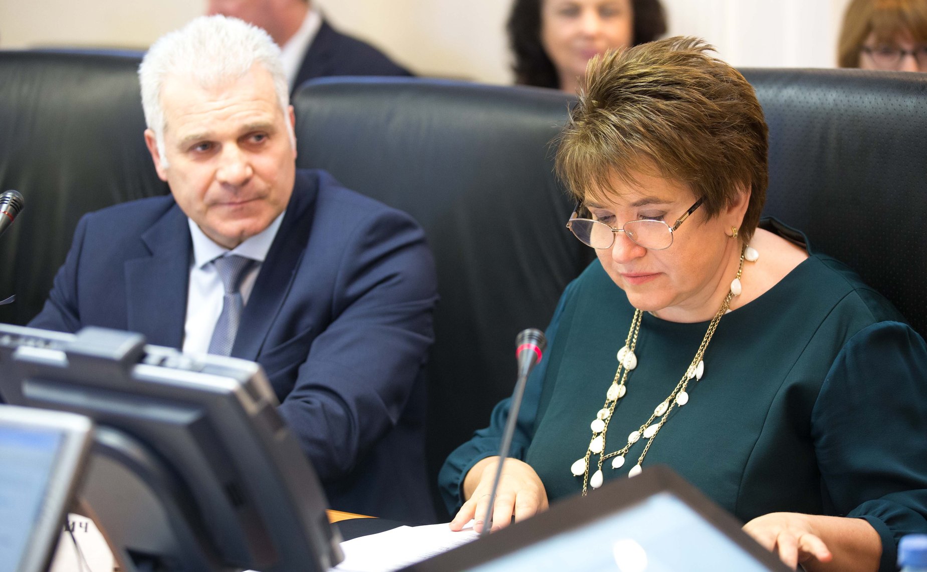 С. Мартынов и Л. Глебова