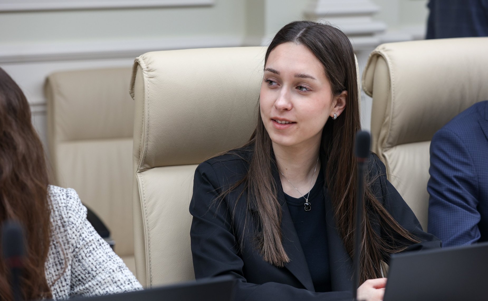 Встреча председателя Комитета Совета Федерации по международным делам Григория Карасина со студентами юридического факультета МГУ им. Ломоносова