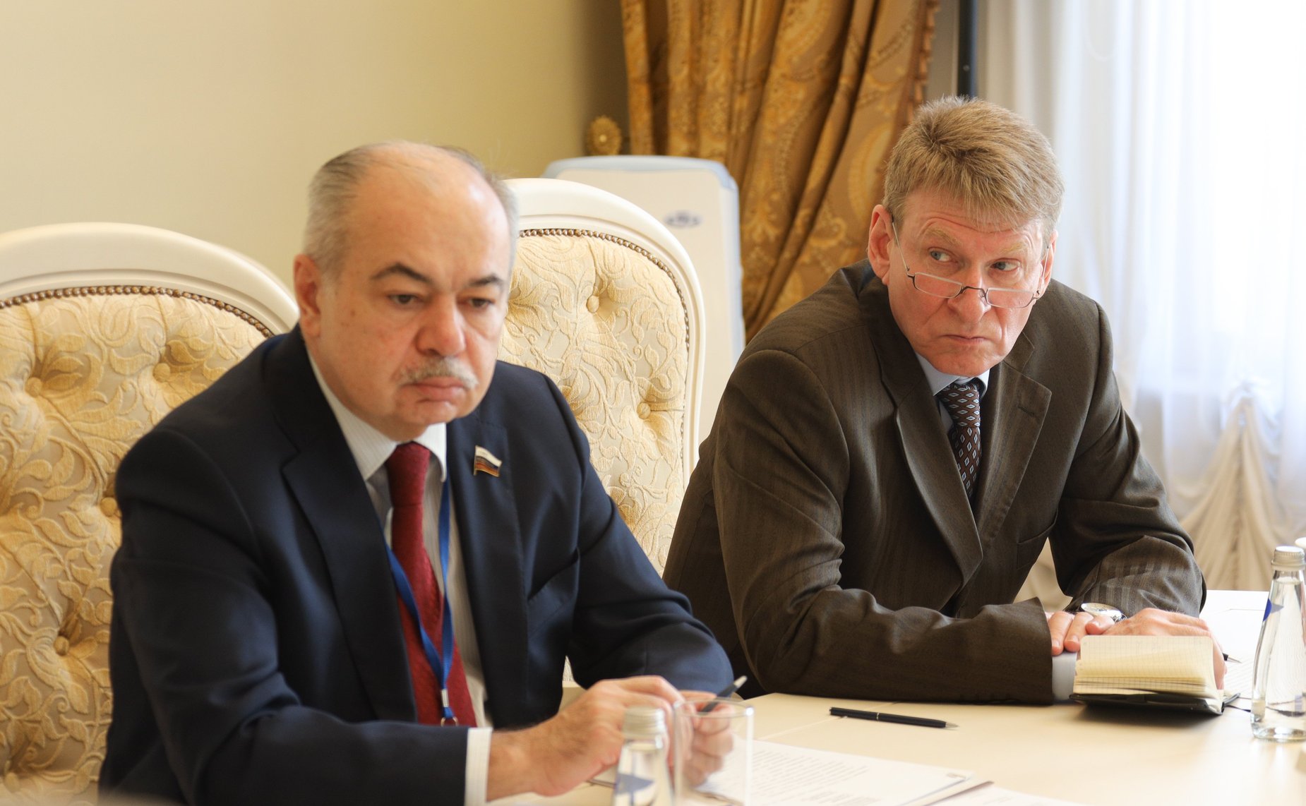 Встреча Председателя Совета МПА СНГ, Председателя СФ Валентины Матвиенко с Председателем Милли Меджлиса Азербайджанской Республики Сахибой Гафаровой